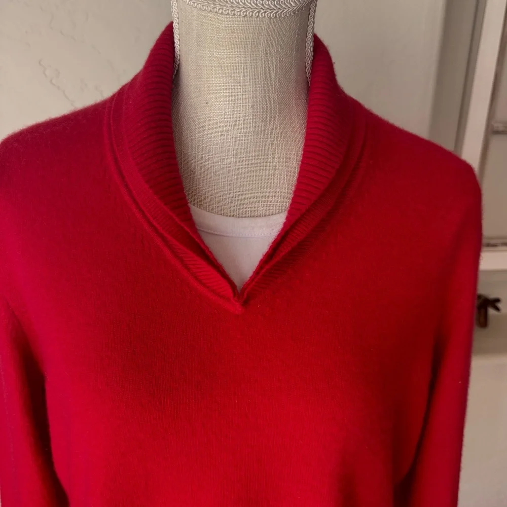 Jones New York Womens Black Long Sleeve Knitted 100% Cashmere Sweater Size: XL - Picture 4 of 13
